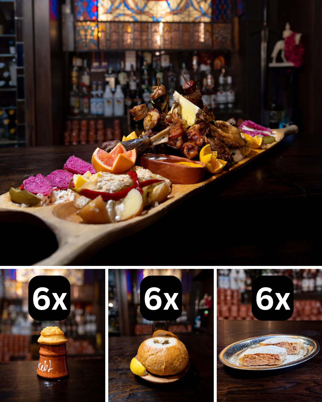 Lord's dishes for 6 persons Lord's dishes for 6 persons